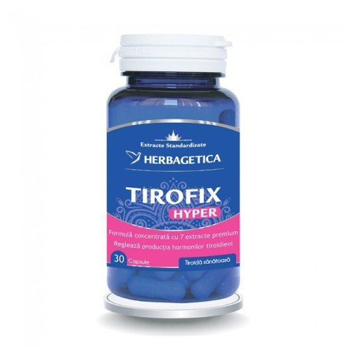 HERBAGETICA, TIROFIX HYPER, 30 capsule