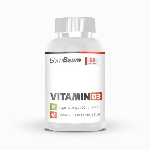 GymBeam, D3-vitamin 2000 NE, 60 db lágy kapszula