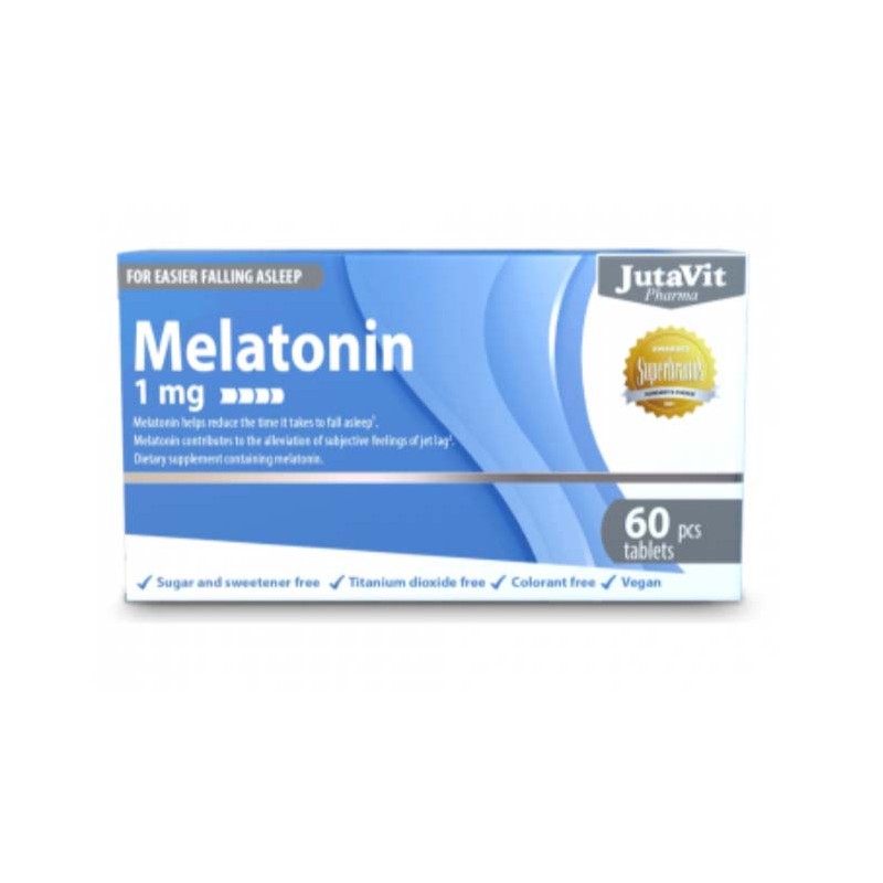 JUTAVIT Melatonina, 1 mg, 60 tablete