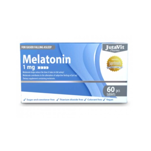 JUTAVIT Melatonina, 1 mg, 60 tablete