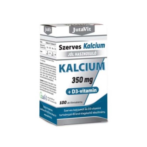 JUTAVIT Szerves Kalcium 350mg + D3-vitamin 100 tabletta