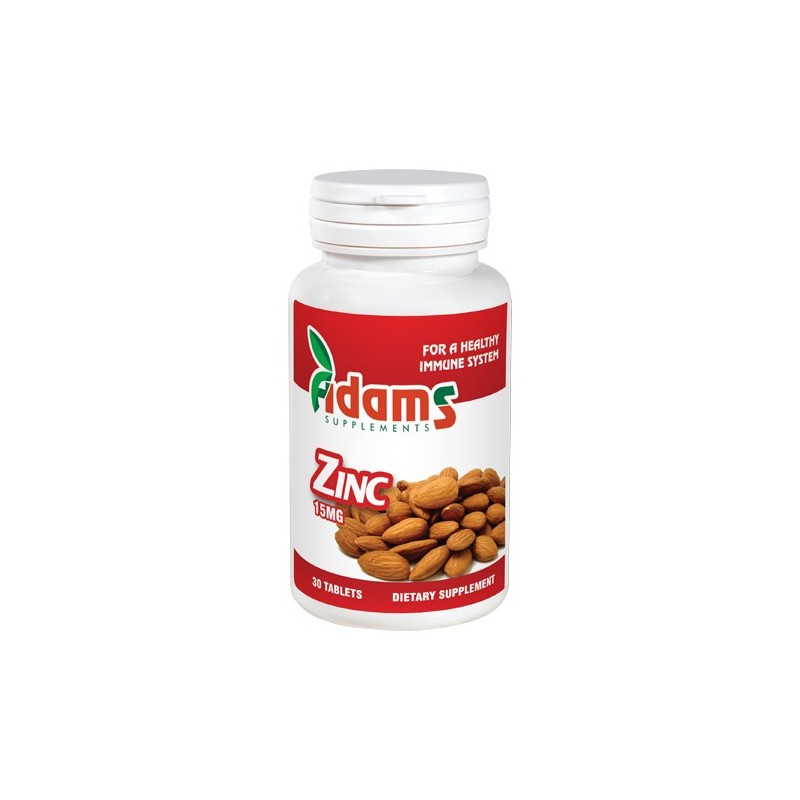ADAMS, Zinc 15 mg, 30 tablete