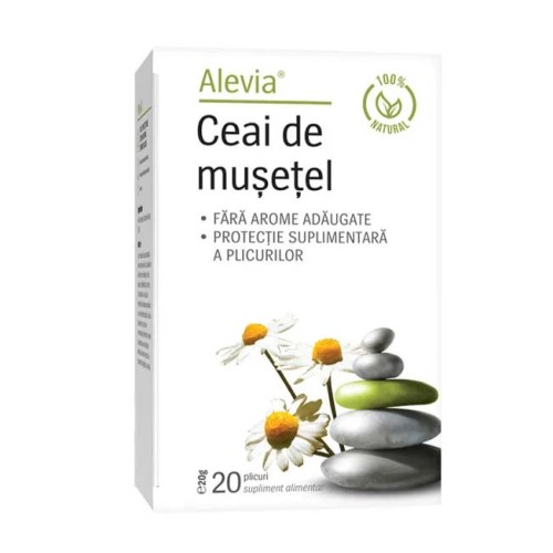 ALEVIA, Ceai de Musetel, 20 plicuri x 1 g (20 g)