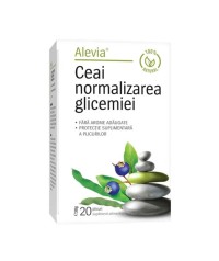 ALEVIA, Ceai Normalizarea Glicemiei, 20 plicuri x 1,5 g (30 g)