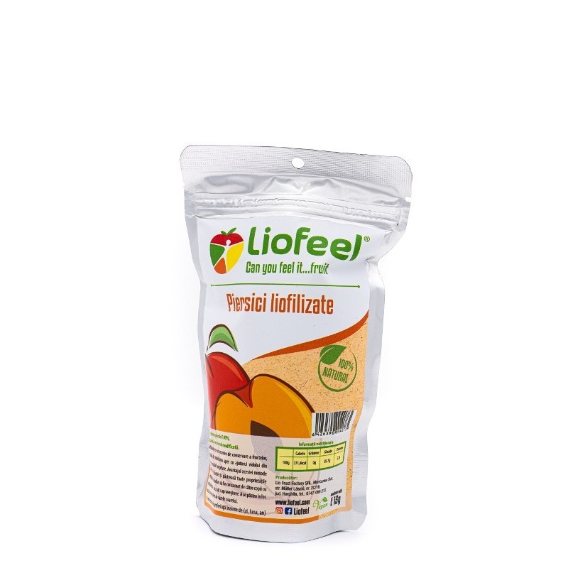 Piersici liofilizate, Liofeel, 15 g